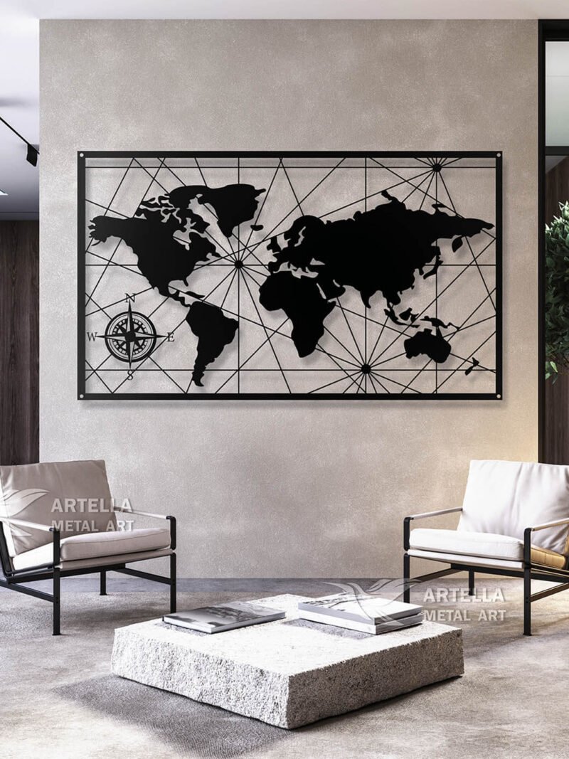 Explorer world - 100cm x 60cm